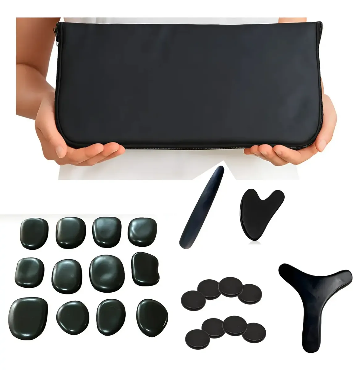 Kit Premium de Terapias com Pedras Vulcânicas — foto 4